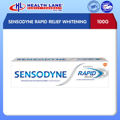 SENSODYNE RAPID RELIEF WHITENING (100G)